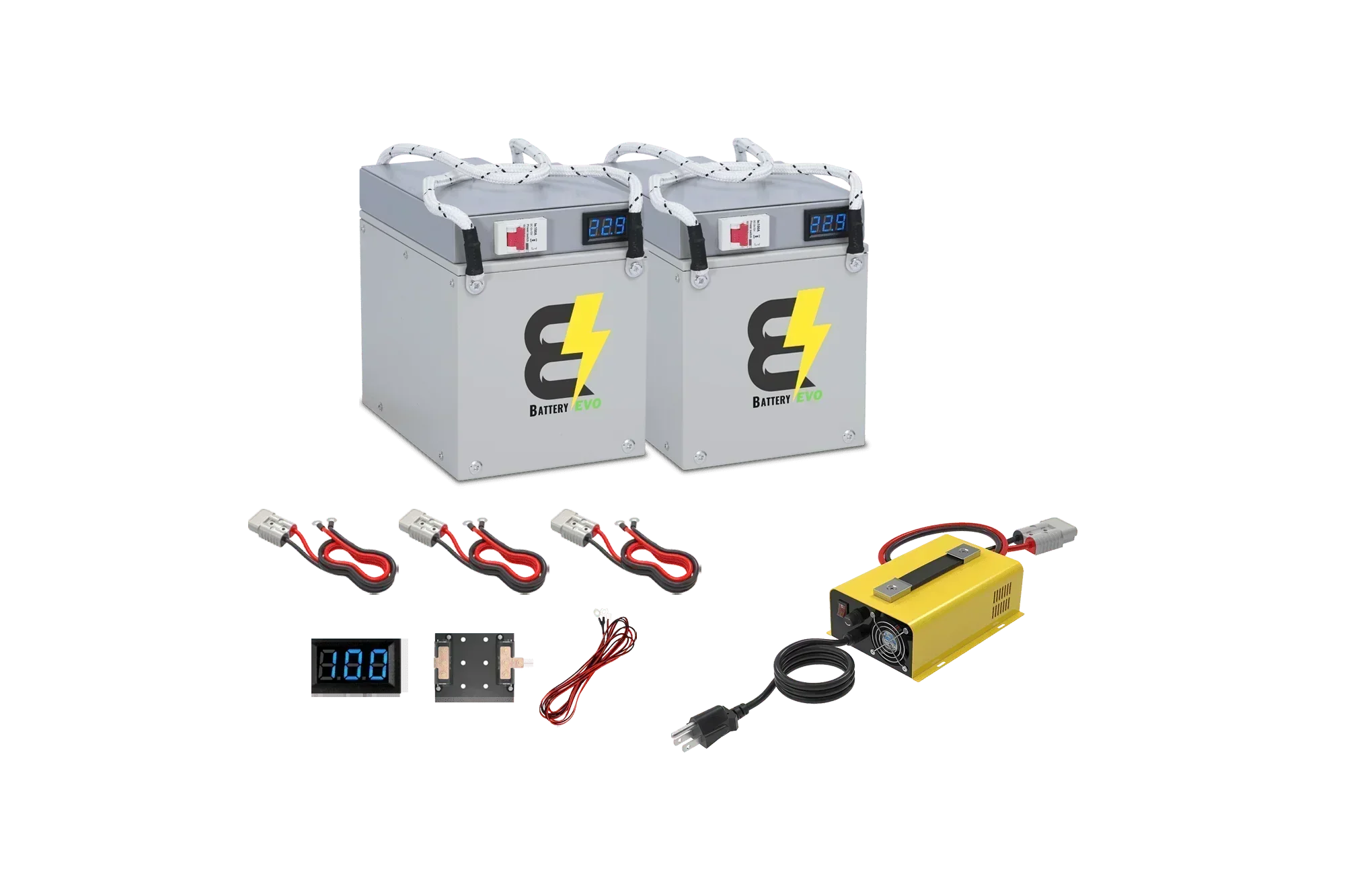 BatteryEVO 24V Eagle Lithium Golf Cart Battery (60Ah - 1.5kWh)