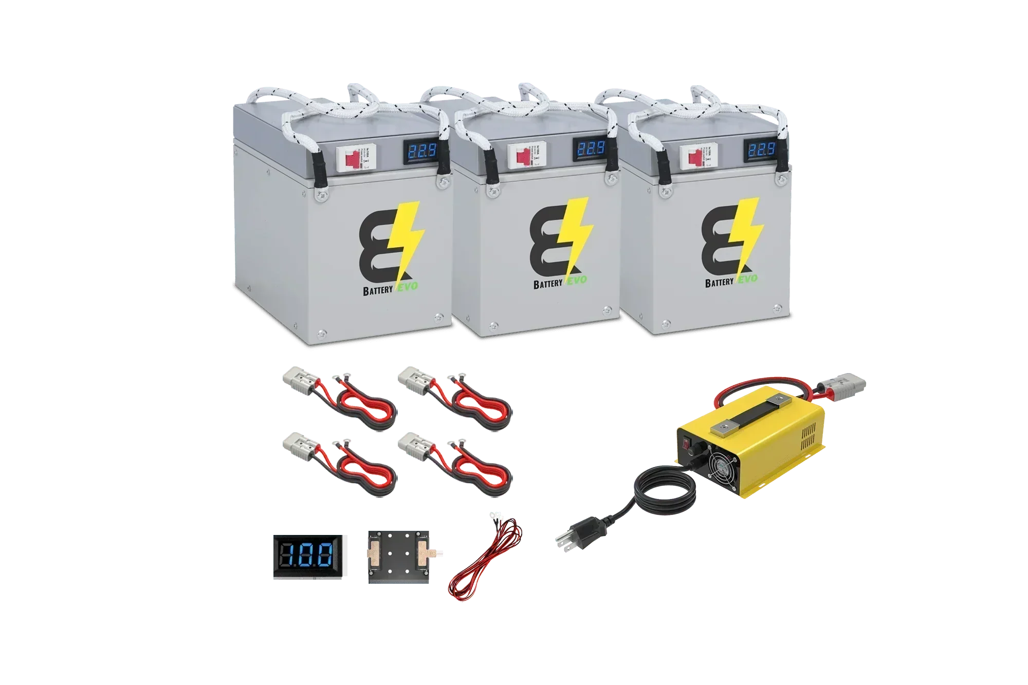 BatteryEVO 24V Eagle Lithium Golf Cart Battery (60Ah - 1.5kWh)